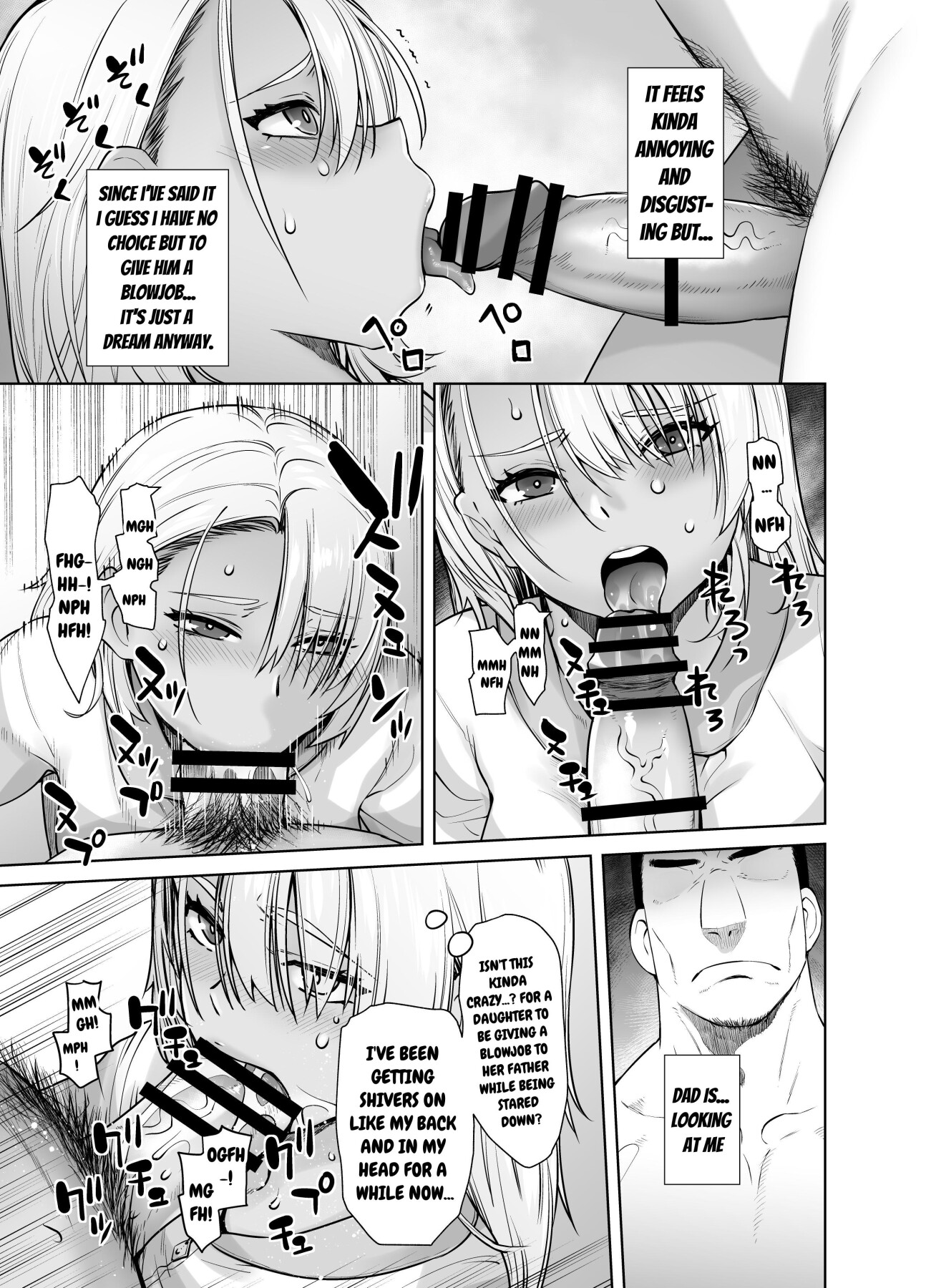 Hentai Manga Comic-Gyaru Daughter Has Passionate Sex With Her Dad-Read-12